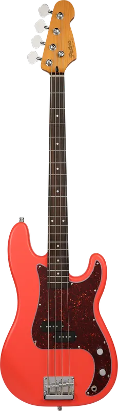 Patina Guitars PPB-3 Fiesta Red P-Style E-Bass - Meistverkauft